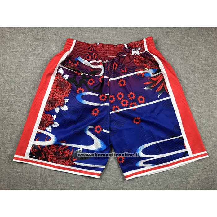 Pantaloncini Philadelphia 76ers Lunar New Year Mitchell & Ness Just Don Rosso